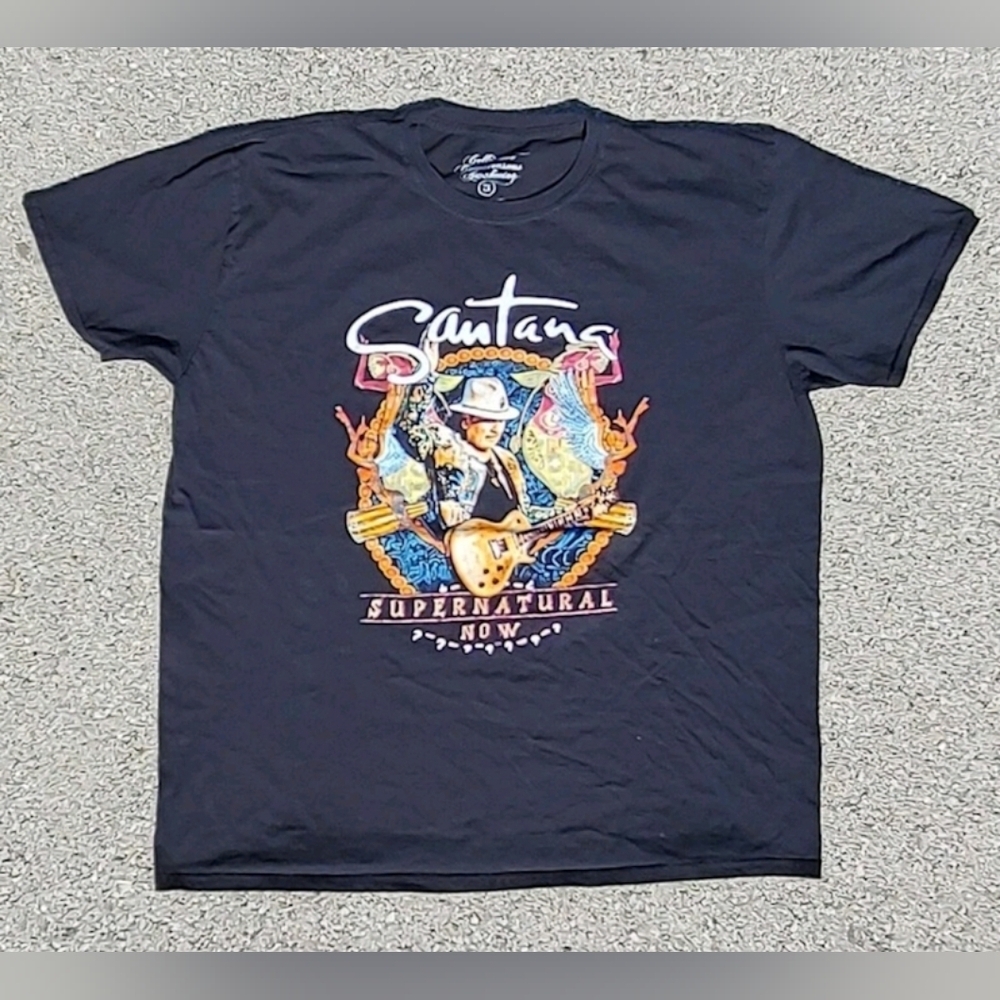2019 Carlos Santana Supernatural Now T-Shirt Size (2XL)